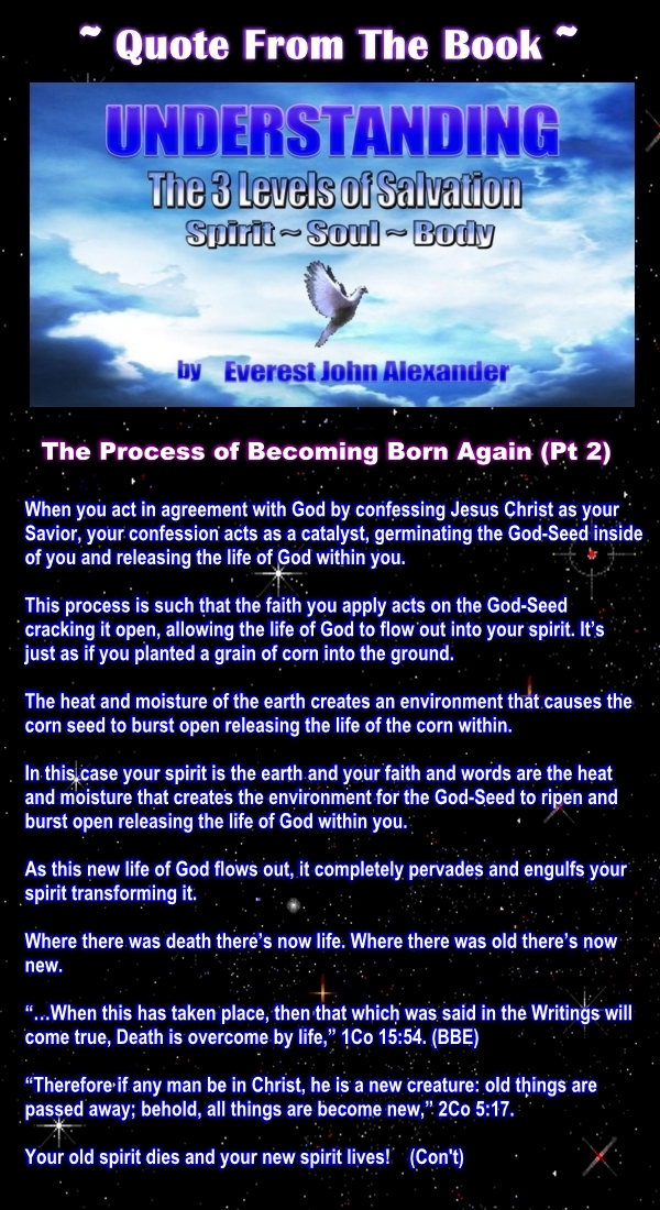 3 Levels Of Salvation: Becoming Born Again Pt2